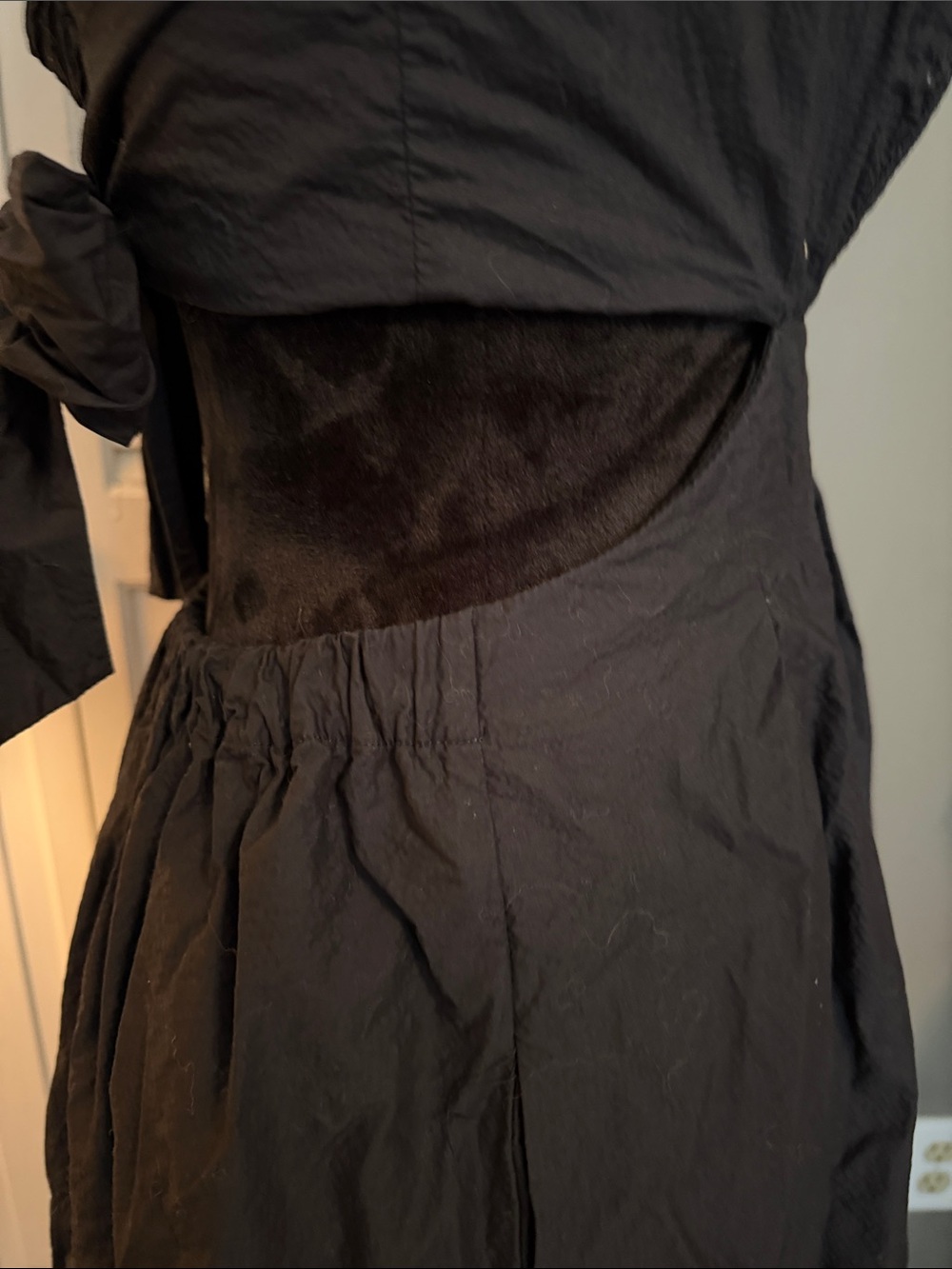 Maeve Black Midi Fit-and-Flare Dress - Picture 2 of 3